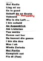 DENK - Originalsetliste