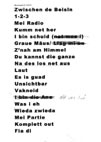 DENK - Originalsetliste